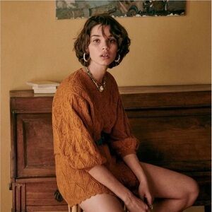 Sezane Sailor Jumper Wool Cotton Knit sweater M